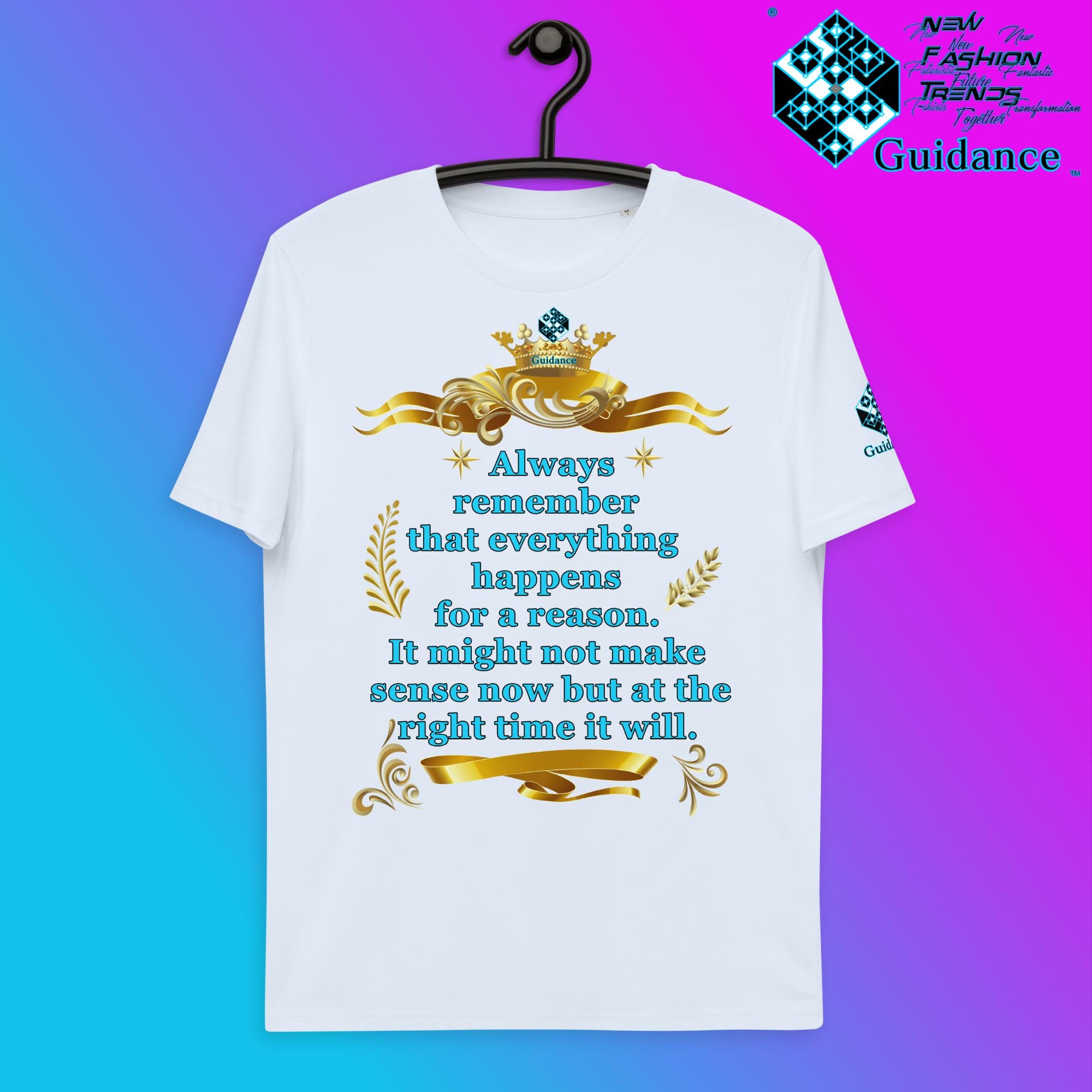 Reason Behind T-Shirt T-Shirts by XGuidance Serene Blue 14