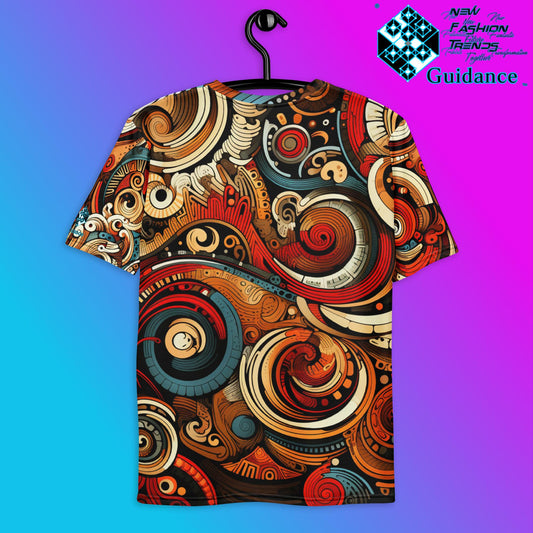 Retro Abstraction Vintage T Shirt by XGuidance XS 2
