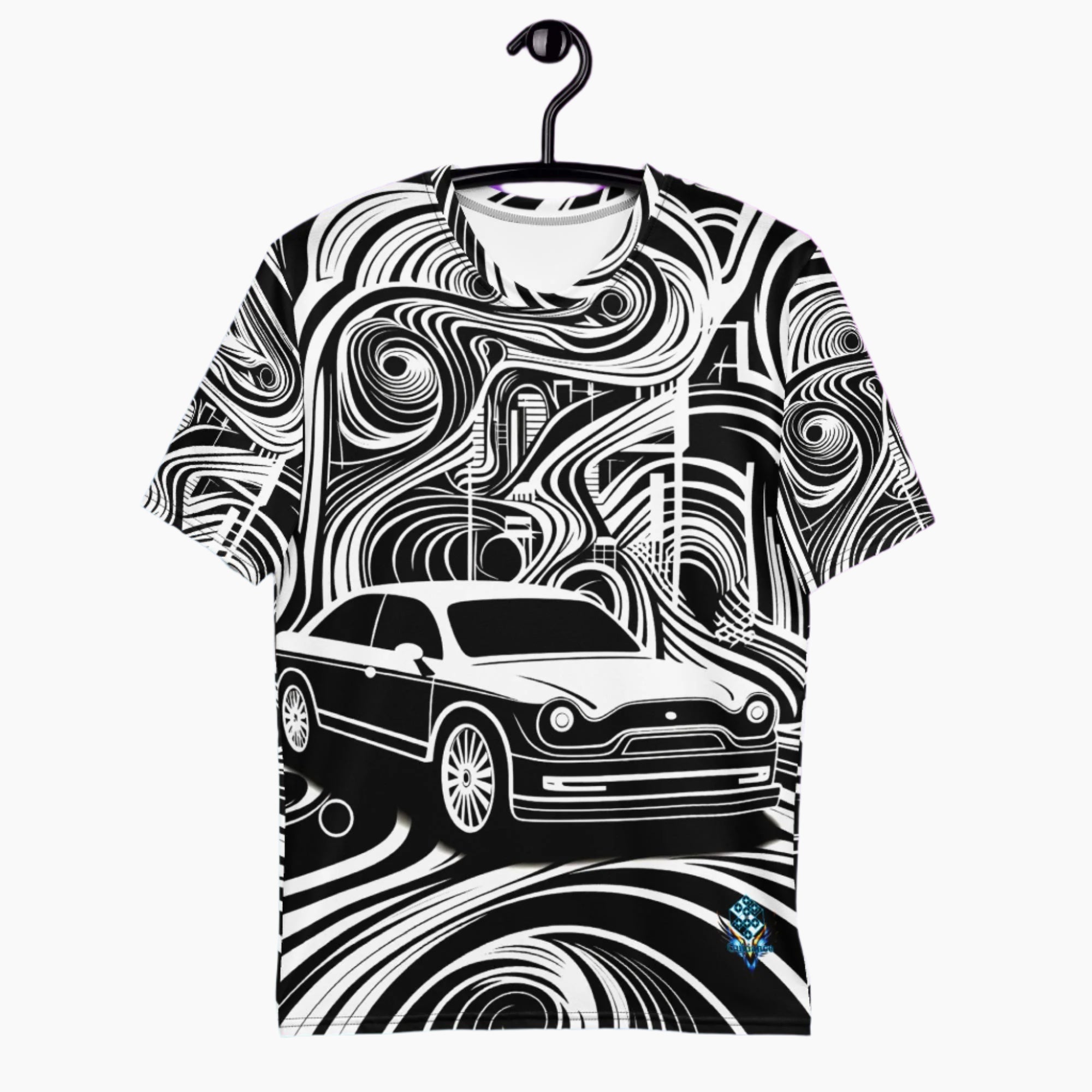 Retro Car T-Shirt – Timeless Swirl Design by XGuidance XS 1