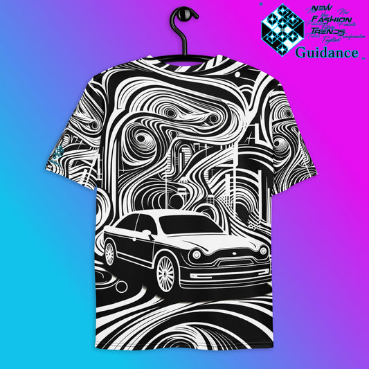 Retro Car T-Shirt – Timeless Swirl Design by XGuidance XS 2