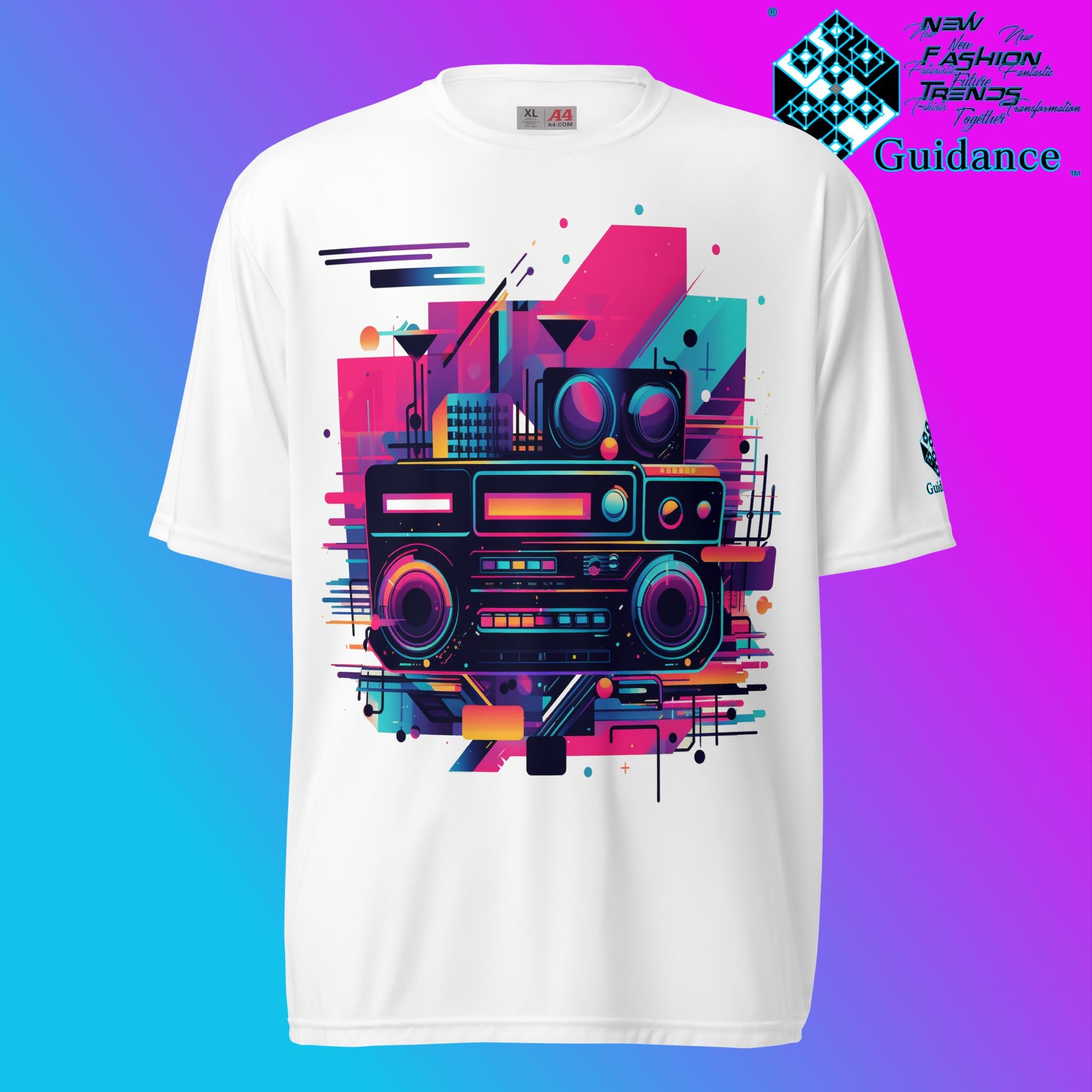 Retro Harmony Vintage T Shirt by XGuidance White 10