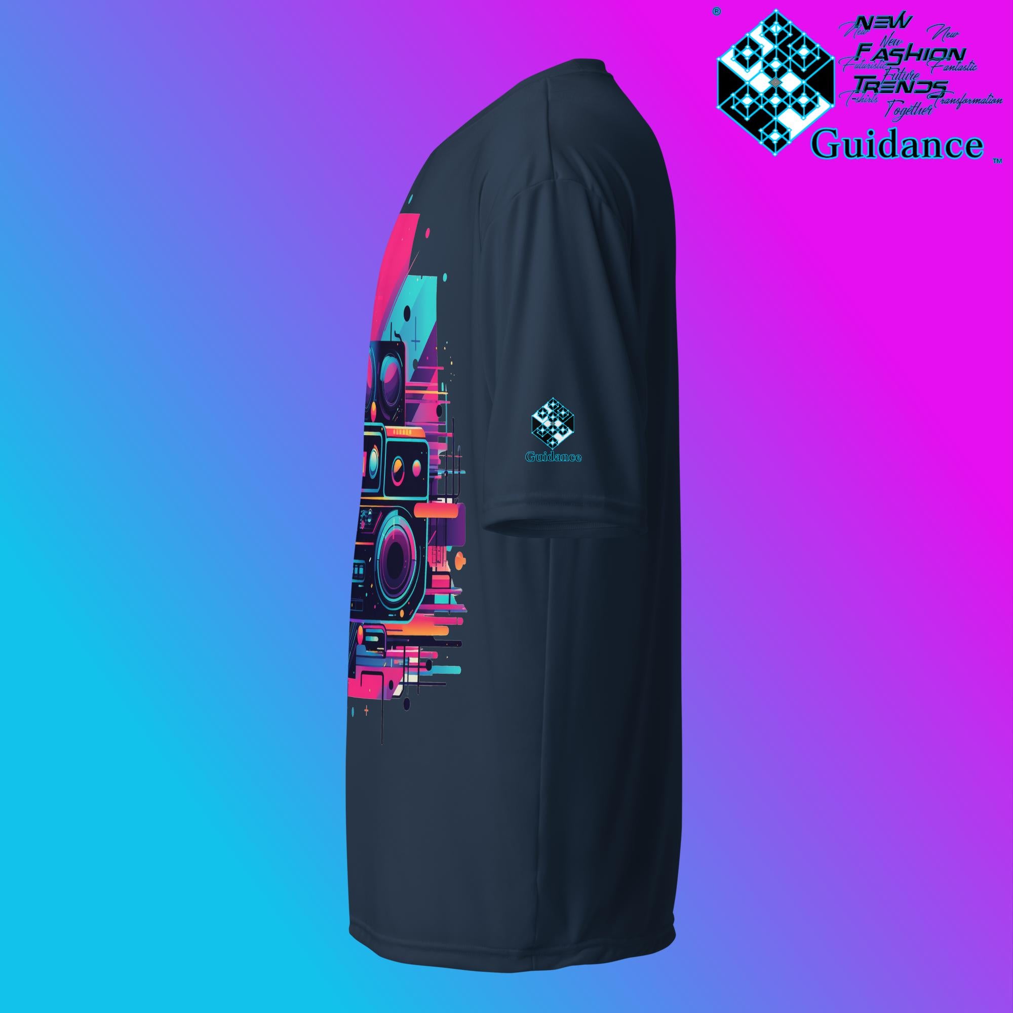 Retro Harmony Vintage T Shirt by XGuidance Black 14