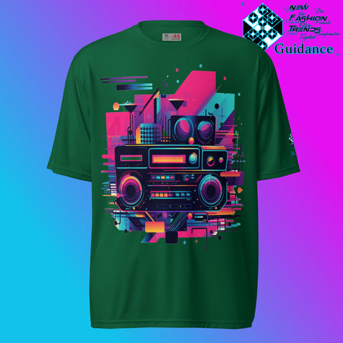 Retro Harmony Vintage T Shirt by XGuidance Forest Green 3