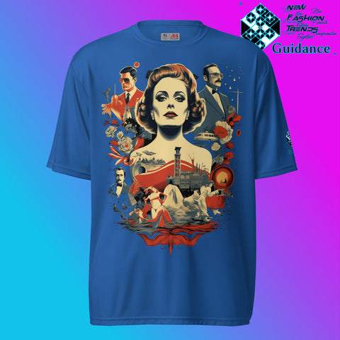 Retro Rendition Classic Cinema & Cityscape T Shirt by XGuidance Royal 7