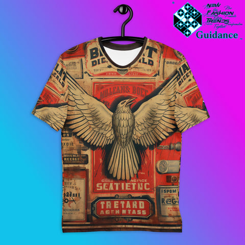 Retro Soar Eagle Vintage T Shirt by XGuidance XS 1