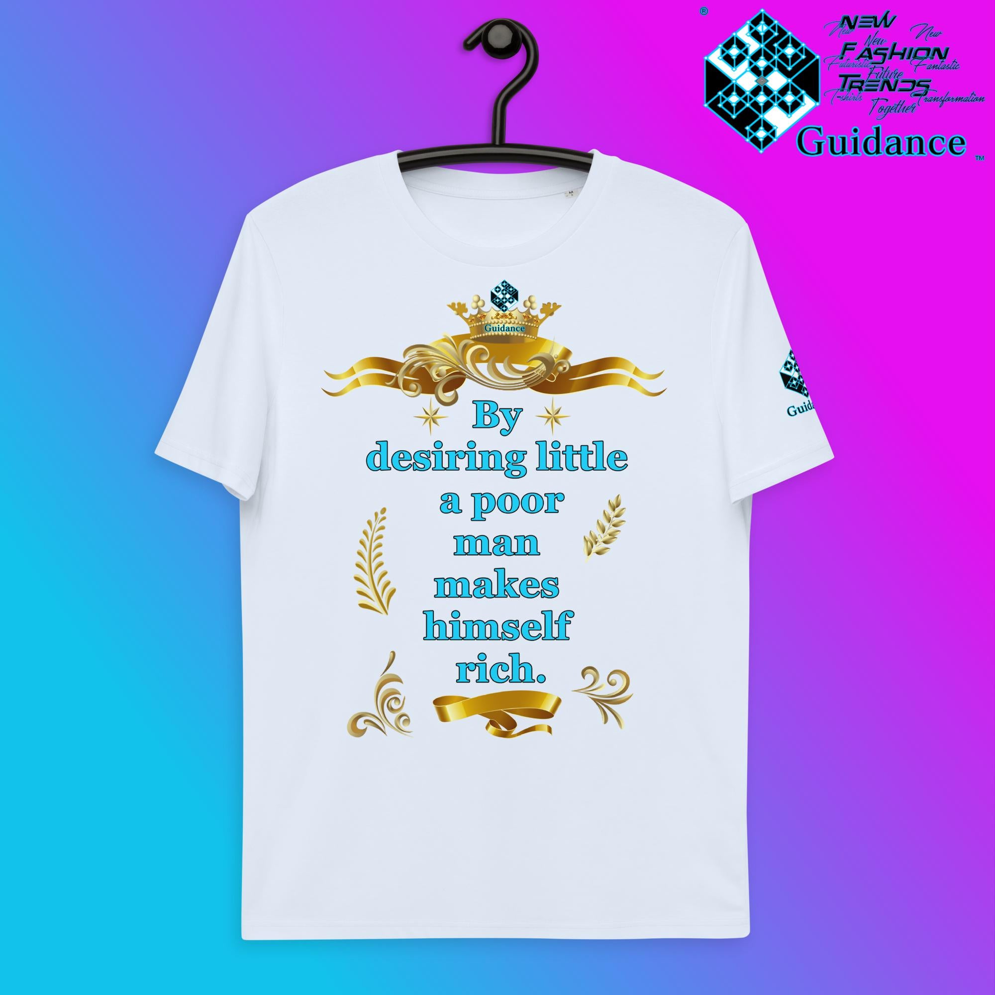 Richness T-Shirt T-Shirts by XGuidance Serene Blue 15