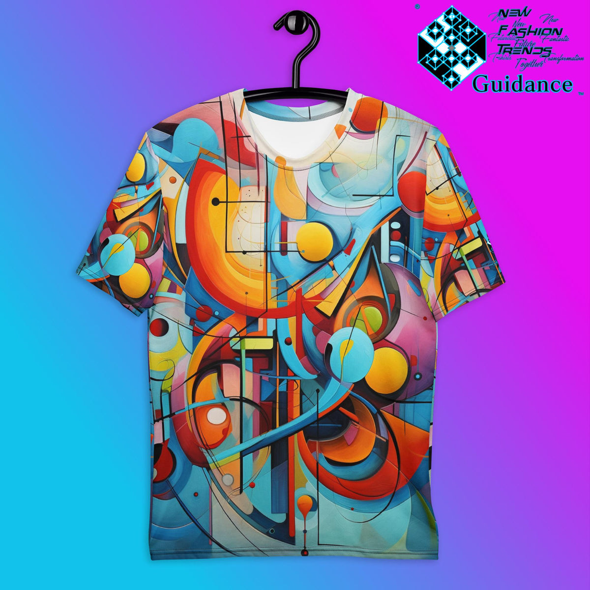 Royal Shapes Abstract Vintage T Shirt by XGuidance XS 1