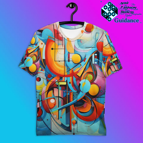 Royal Shapes Abstract Vintage T Shirt by XGuidance XS 1