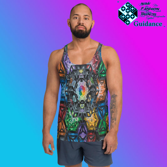 Sacred Geometry 87 - Tank Tops Tank Tops by XGuidance XS 1
