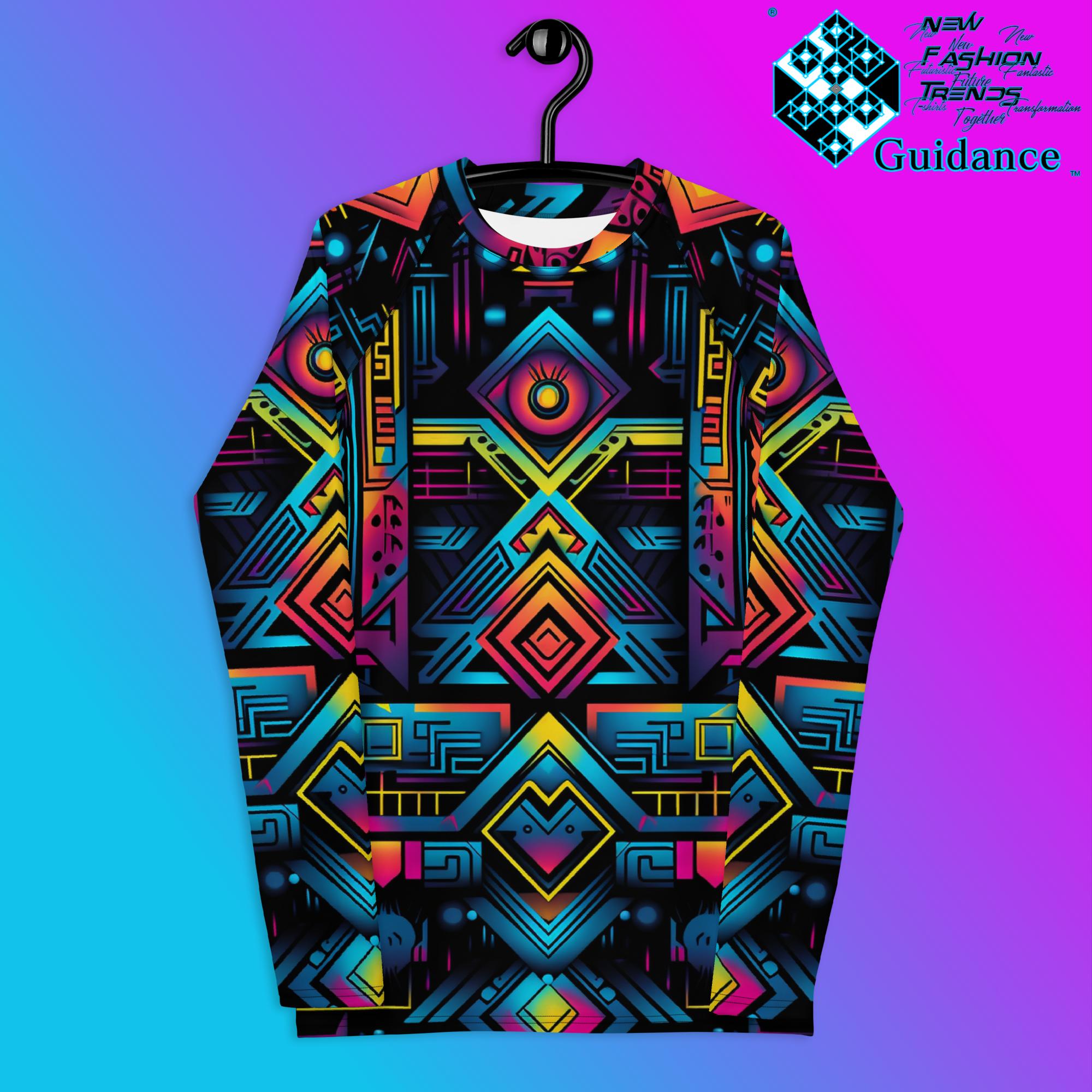 Sacred Geometry Rash Guard Swim Shirt Rash Guard by XGuidance XS 1