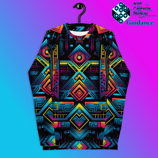 Sacred Geometry Rash Guard Swim Shirt Rash Guard by XGuidance XS 1
