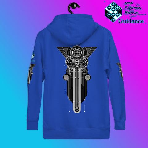 Sacred Geometry Resonance Hoodie – Geometric Symbolism by XGuidance Team Royal 14