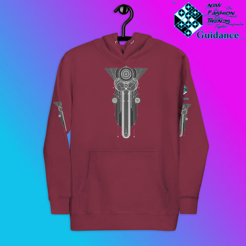 Sacred Geometry Resonance Hoodie – Geometric Symbolism by XGuidance Black 18