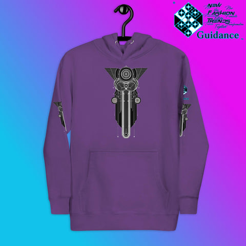 Sacred Geometry Resonance Hoodie – Geometric Symbolism by XGuidance Black 23