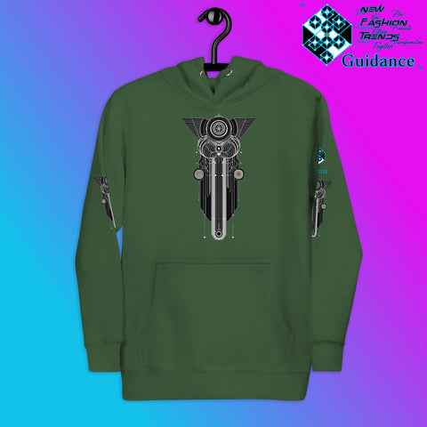 Sacred Geometry Resonance Hoodie – Geometric Symbolism by XGuidance Black 24