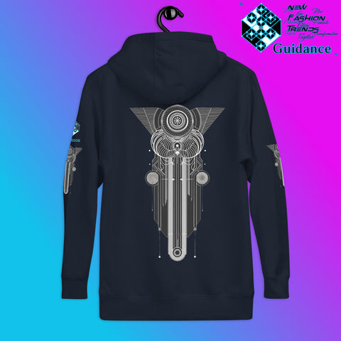Sacred Geometry Resonance Hoodie – Geometric Symbolism by XGuidance Black 32
