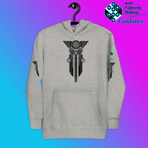 Sacred Geometry Resonance Hoodie – Geometric Symbolism by XGuidance Black 7