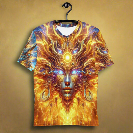 Sacred Sunfire T-Shirt - Solar Flame Power by XGuidance XS 1