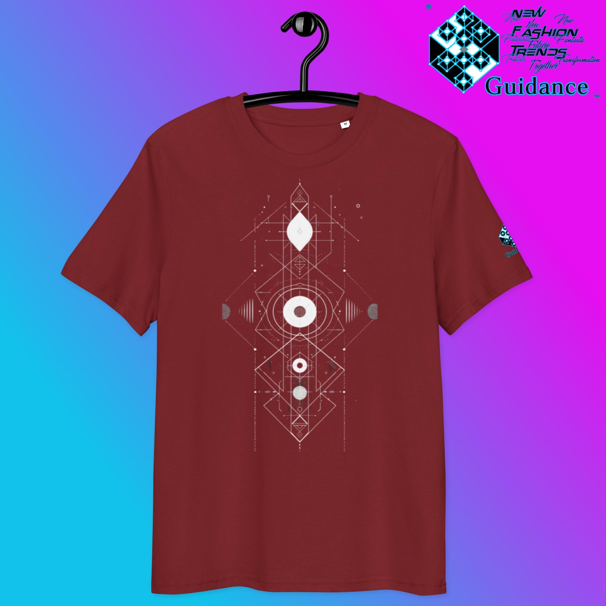 Sacred Symbol Alignment Tee by XGuidance Burgundy 9
