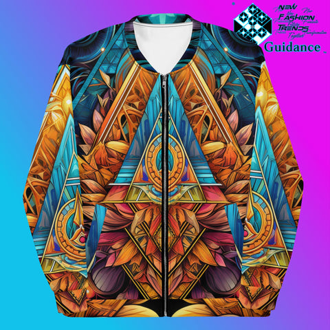 Sacred Symmetry Bomber Jacket Vintage Festival by XGuidance XS 1