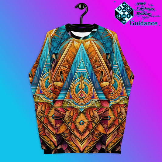 Sacred Symmetry Psychedelic Long Sleeve Rash Guard by XGuidance XS 1