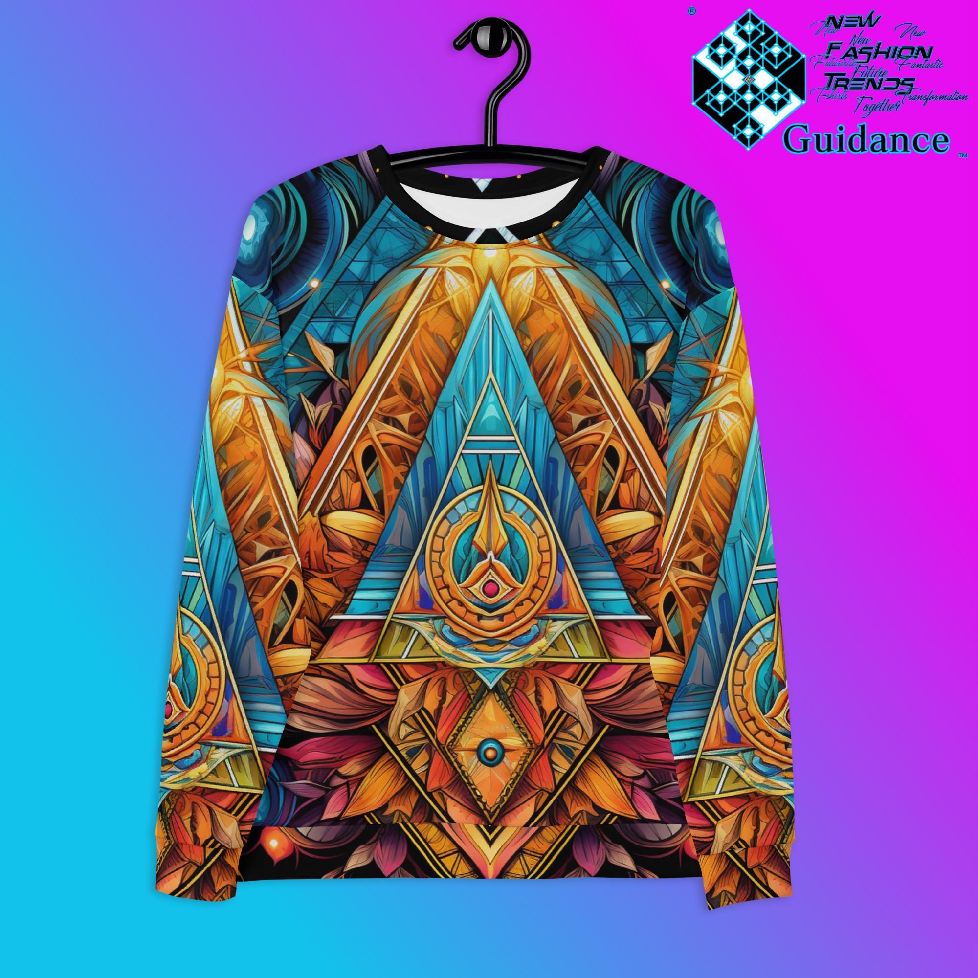 Sacred Symmetry Sweatshirt – Sacred Geometry Festival Wear by XGuidance XS 1