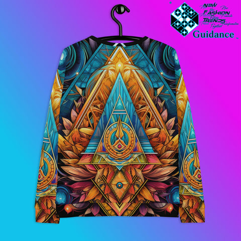 Sacred Symmetry Sweatshirt – Sacred Geometry Festival Wear by XGuidance XS 2