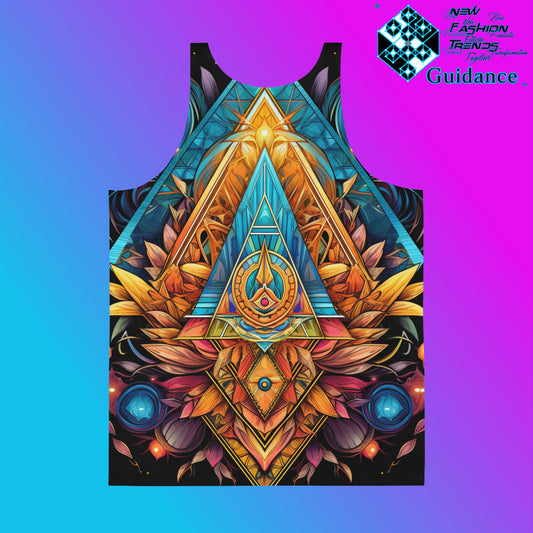 Sacred Symmetry Tank Top – Geometric Festival Streetwear by XGuidance XS 2