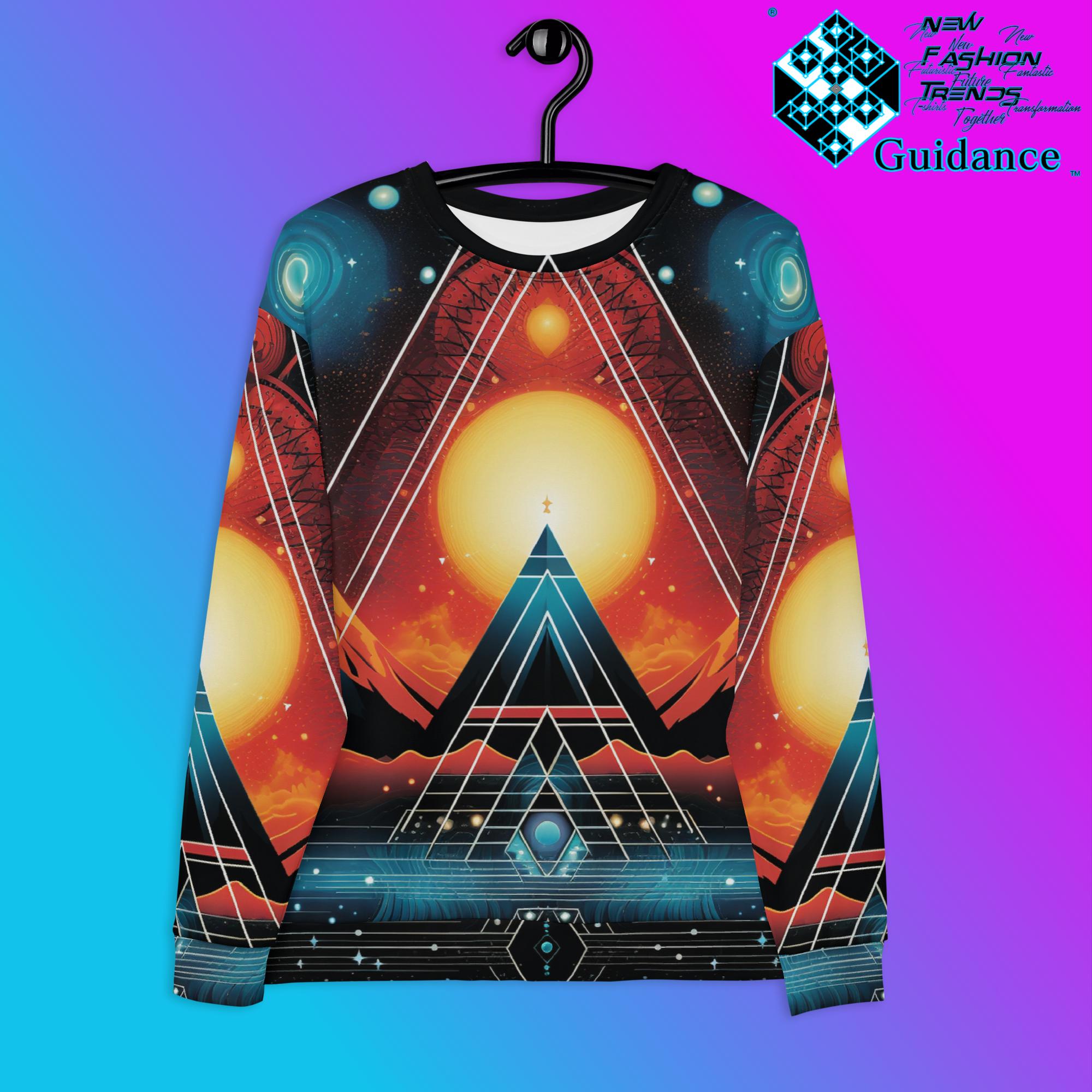 Sacred Threads Sweatshirt – Geometric Festival Streetwear by XGuidance XS 1