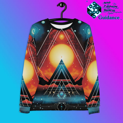 Sacred Threads Sweatshirt – Geometric Festival Streetwear by XGuidance XS 1
