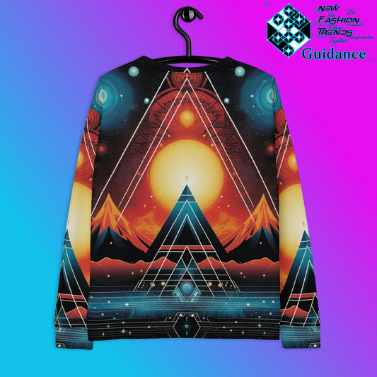 Sacred Threads Sweatshirt – Geometric Festival Streetwear by XGuidance XS 2
