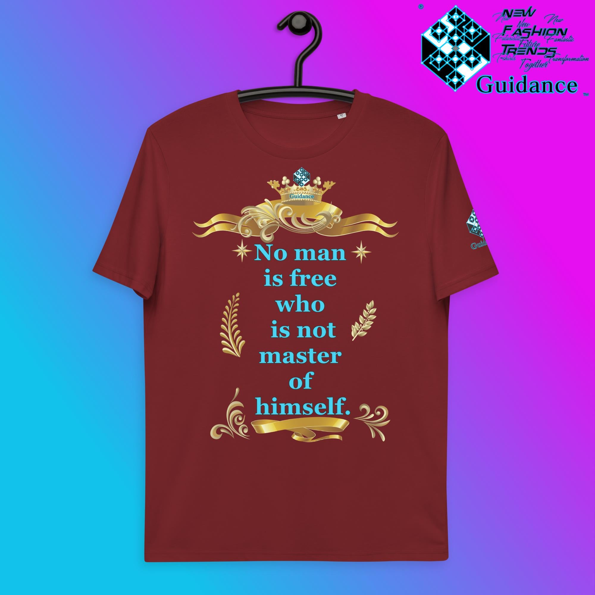 Self Master T-Shirt T-Shirts by XGuidance Burgundy 10