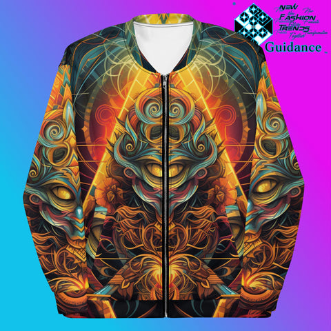 Sentinel Shield Bomber Jacket Vintage Streetwear by XGuidance XS 2