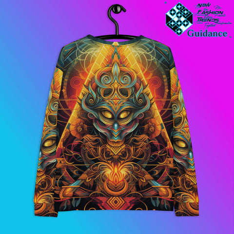 Sentinel Shield Sweatshirt – Vintage Festival Streetwear by XGuidance XS 2