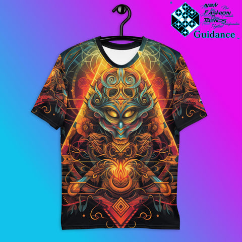 Sentinel Shield T-Shirt – Sacred Geometry Festival Streetwear T-Shirts by XGuidance XS 1