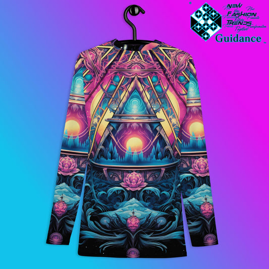 Serenity Threads Psychedelic Long Sleeve Rash Guard by XGuidance XS 2