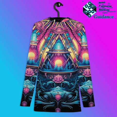 Serenity Threads Psychedelic Long Sleeve Rash Guard by XGuidance XS 2