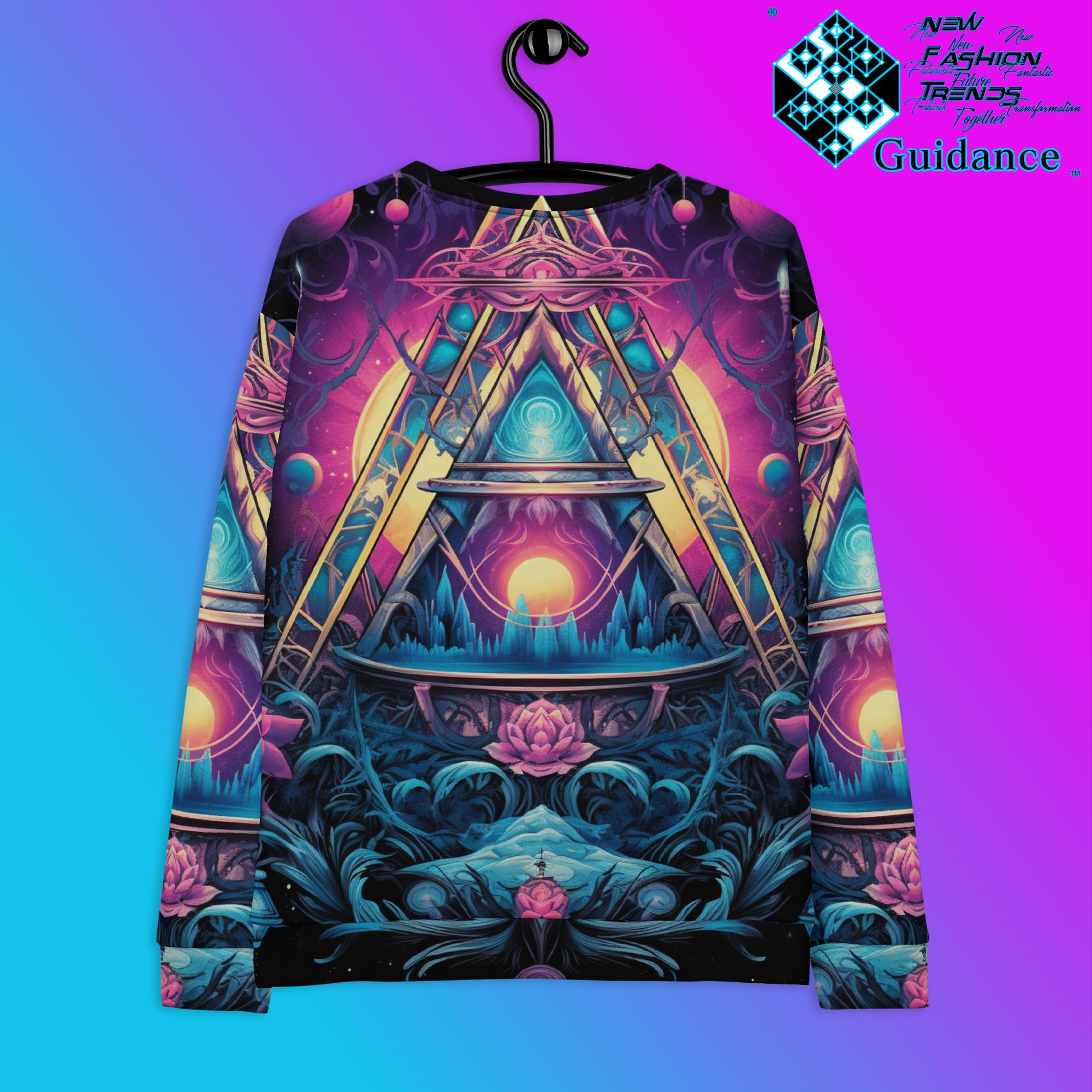 Serenity Threads Sweatshirt – Geometric Festival Streetwear by XGuidance XS 2