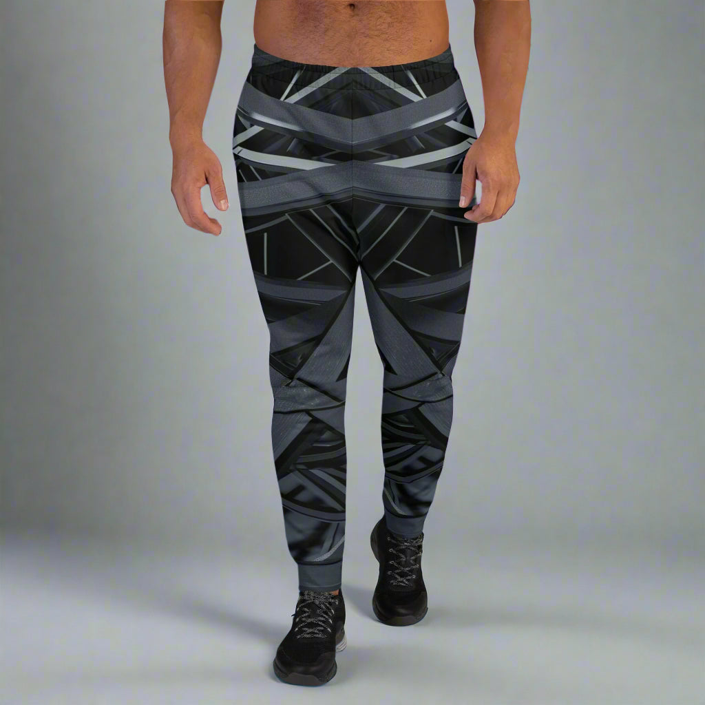 Shadow Fabric Joggers – Sleek Urban Style in Black by XGuidance XS 1