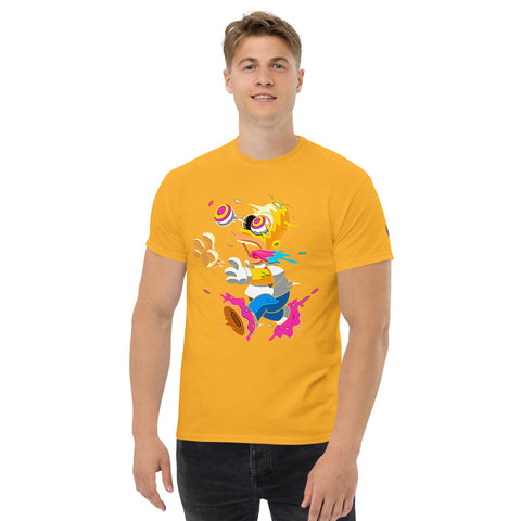 Simpsons Trippy T-Shirt – Purple Unisex Cartoon Tee T-Shirts by XGuidance Gold 11