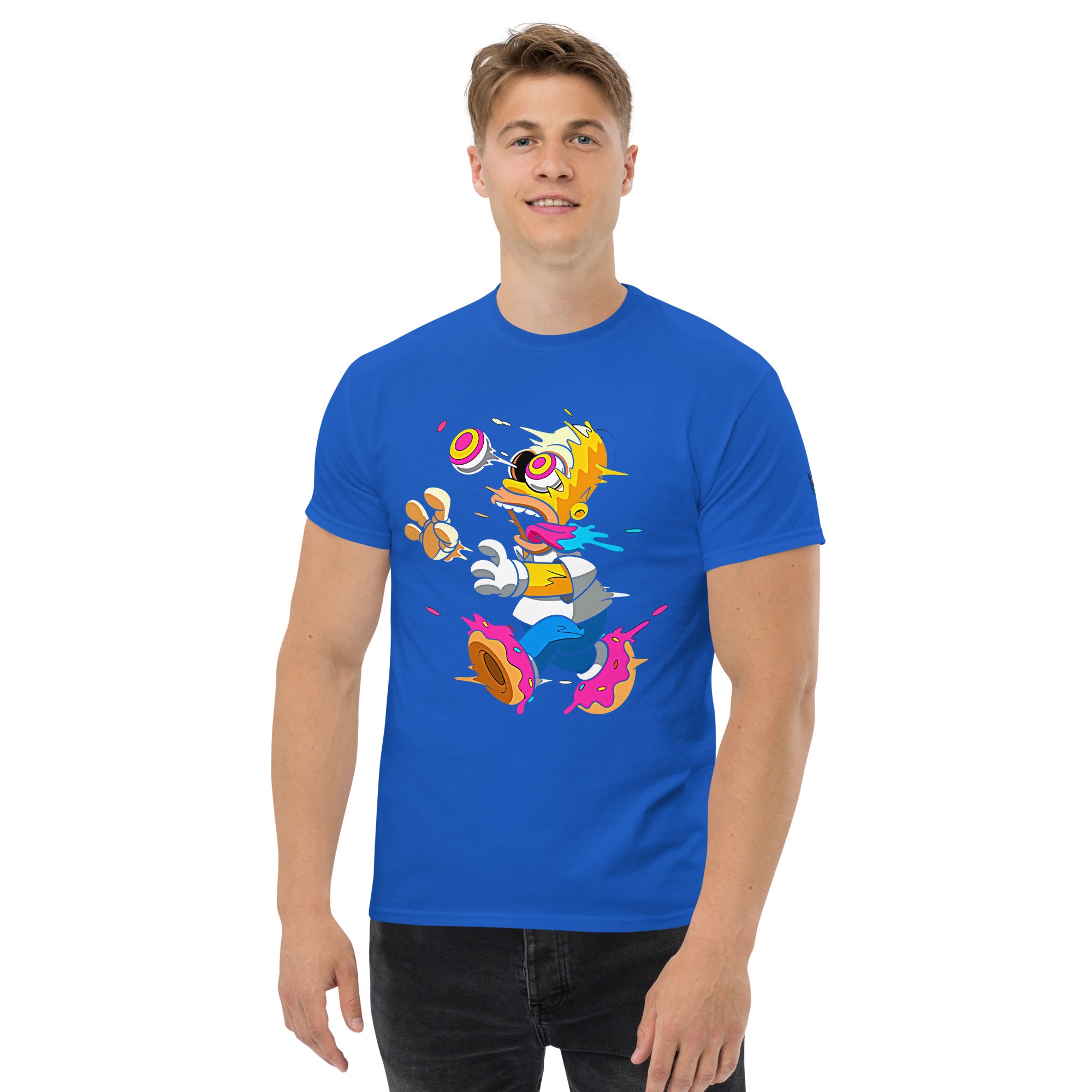 Simpsons Trippy T-Shirt – Purple Unisex Cartoon Tee T-Shirts by XGuidance Royal 5
