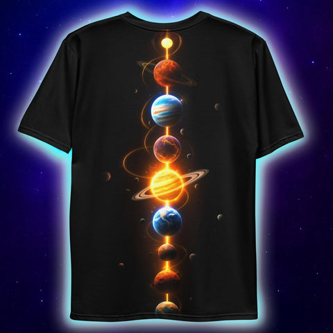 Solar Alignment T-Shirt, Cosmic Festival T-Shirts by XGuidance XS 2