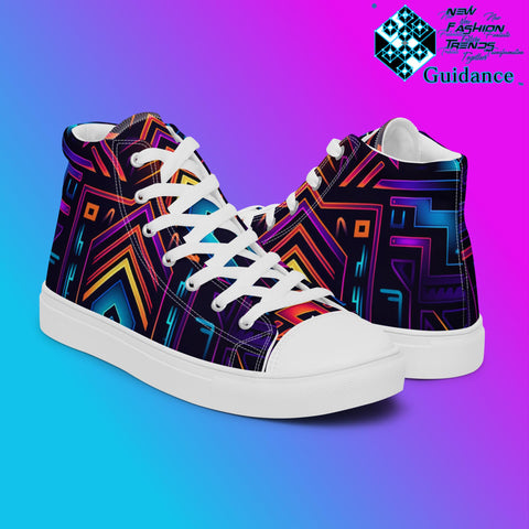 Solar Circuit – Futuristic Neon Sneakers Sneakers by XGuidance Black 7