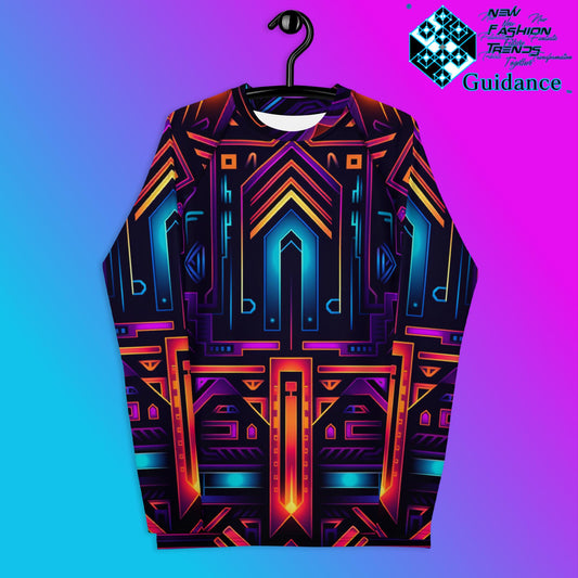 Solar Circuit Rash Guard Swim Shirt Rash Guard by XGuidance XS 1