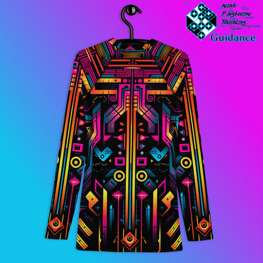 Solar Matrix Rash Guard Swim Shirt Rash Guard by XGuidance XS 2