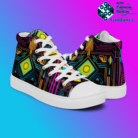 Solar Sentinel – Neon Sneakers Shoes Sneakers by XGuidance Black 7