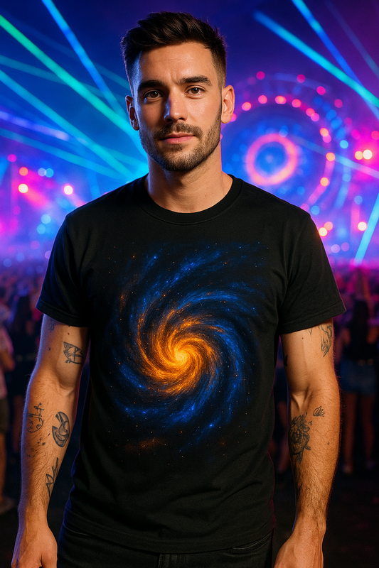 Solar Vortex T-Shirt, Cosmic Streetwear T-Shirts by XGuidance XS 1