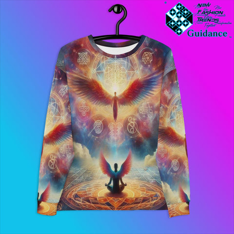 Soul Awakening Sweatshirt with Angelic Realization Art by XGuidance XS 1