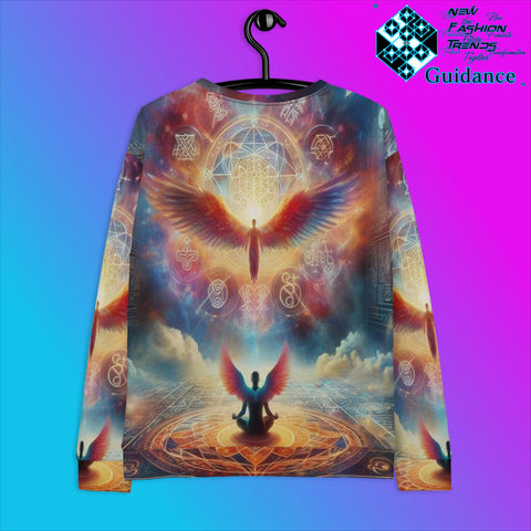 Soul Awakening Sweatshirt with Angelic Realization Art by XGuidance XS 2