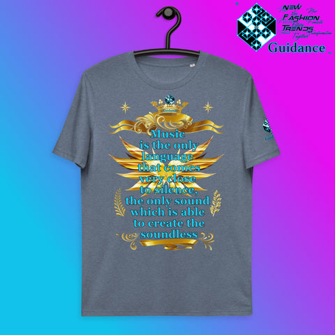 Soundless T-Shirt T-Shirts by XGuidance Dark Heather Blue 12